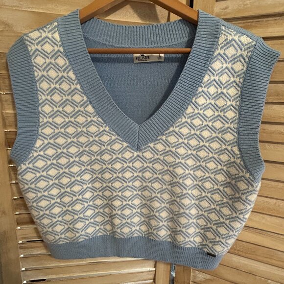 Hollister V-Neck Sweater Vest L - Picture 1 of 2